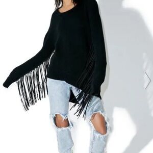 One teaspoon sovereign fringed sweater